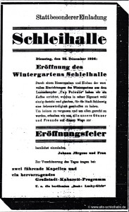 Eröffnungs-Anzeige 19.Dezember 1936