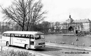 Stadtbus 1959 auf dem Gottorfer Damm.