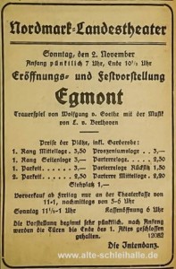 Eröffnung 2.November 1924